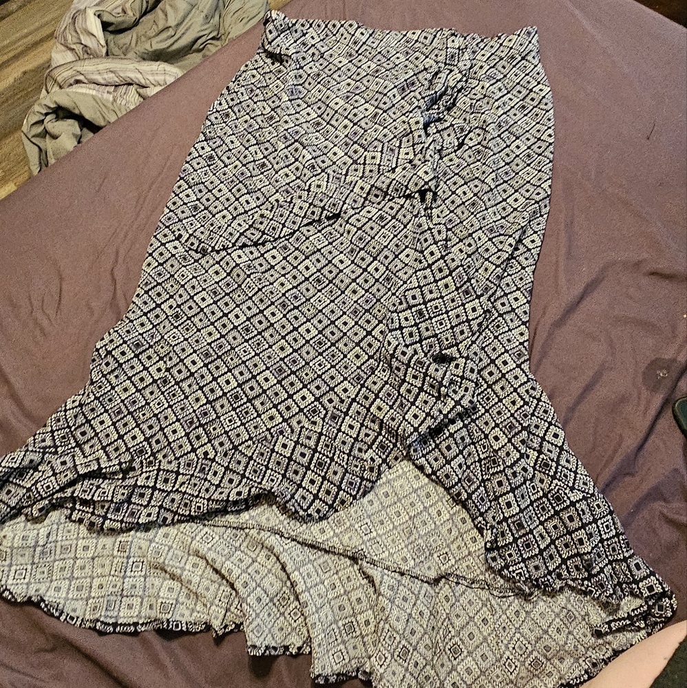 Kendall+ Kylie wrap skirt